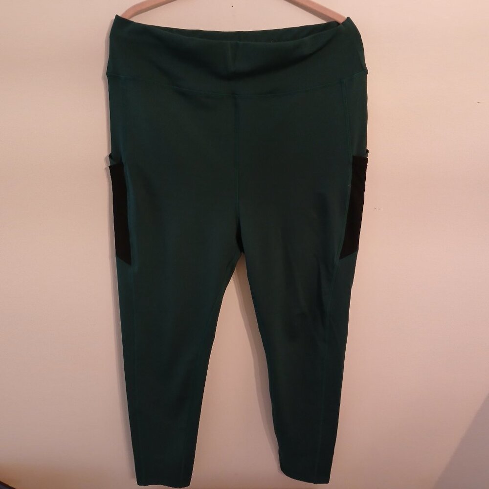 POP Fit 2X Spandex Pocketed Leggings Like-new Mint Green
